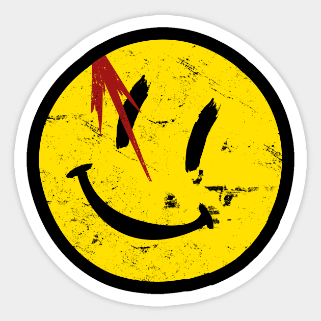 Watchmen Symbol Sticker by Coccomedian